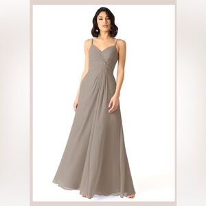 Azazie Aubrielle in Taupe